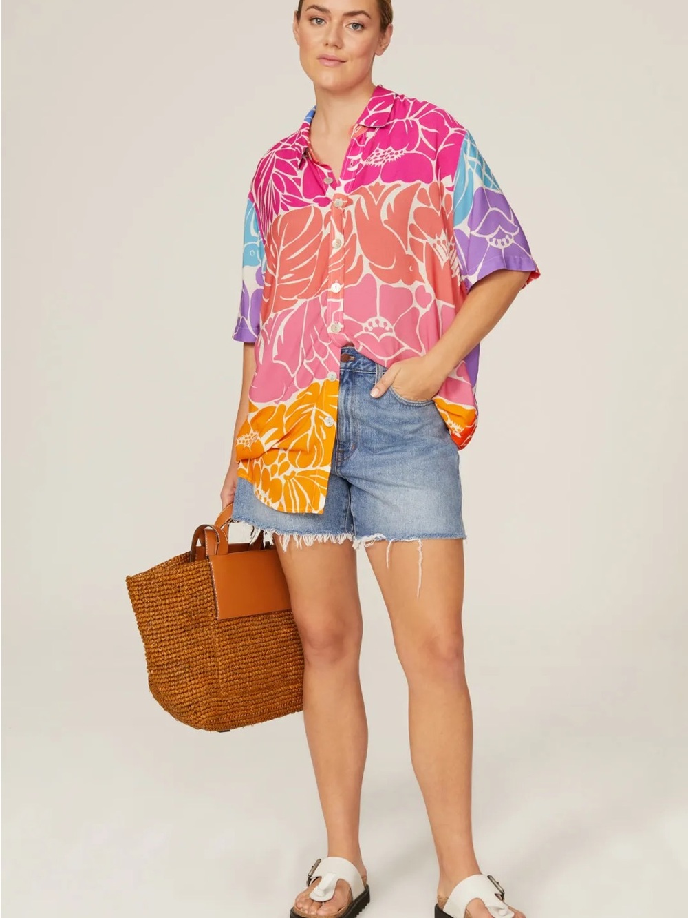 FARM Rio Graphic Uni Front Shirt Medium